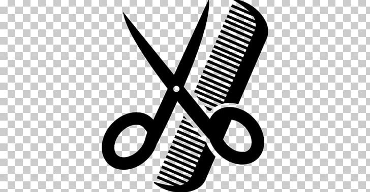 Comb Cosmetologist Scissors Beauty Parlour Barber PNG, Clipart, Barber, Beauty Parlour, Black And White, Brand, Comb Free PNG Download