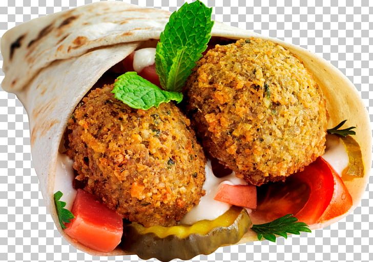 Falafel Wrap Pita Shawarma Lebanese Cuisine PNG, Clipart, Arancini, Chickpea, Cuisine, Cutlet, Dish Free PNG Download