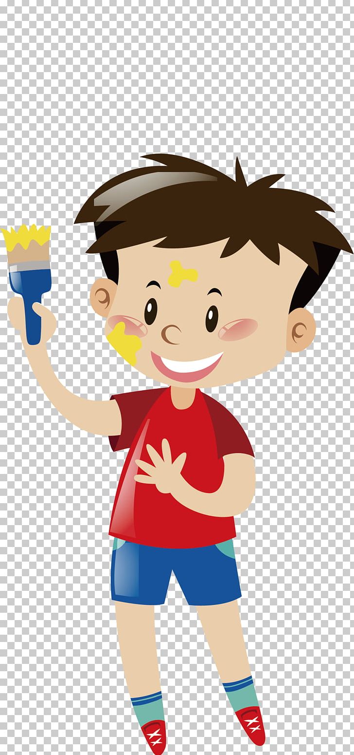 Painting Wall Illustration PNG, Clipart, Arm, Boy, Boy Vector, Cartoon, Child Free PNG Download