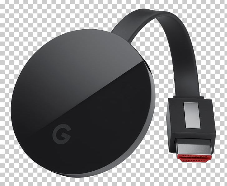 Google Chromecast Ultra 4K Resolution Streaming Media Digital Media Player PNG, Clipart, 4k Resolution, Audio Equipment, Cable, Electronic Device, Electronics Free PNG Download