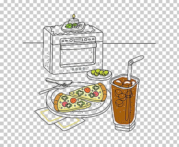 Pizza Fast Food Illustration PNG, Clipart, Adobe Illustrator, Cartoon, Cuisine, Cutlery, Drink Free PNG Download