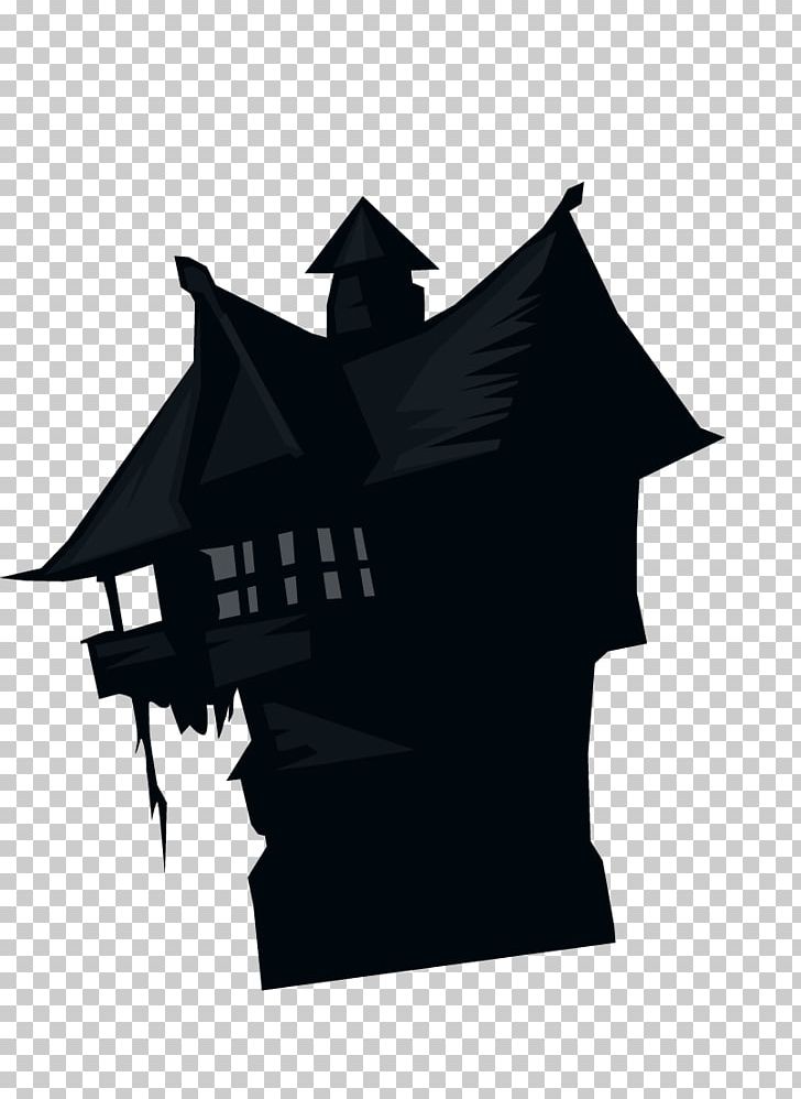 House Haunted Attraction PNG, Clipart, Angle, Apartment House, Black, Black And White, Cartoon House Free PNG Download