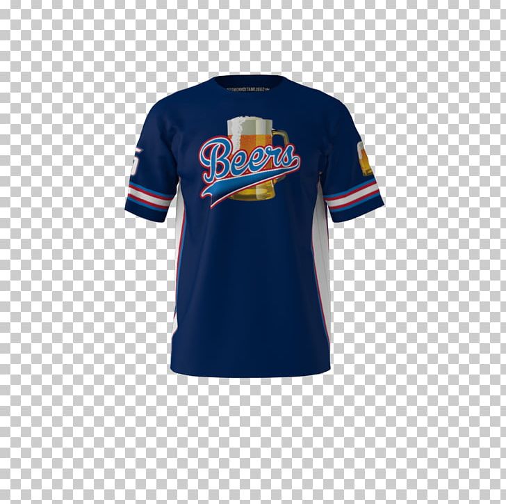 Hockey Jersey Softball T-shirt Uniform PNG, Clipart, Active Shirt, Brand, Clothing, Cobalt Blue, Electric Blue Free PNG Download