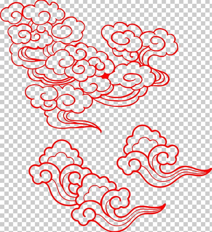 China Cloud Art PNG, Clipart, Black And White, Cartoon Cloud, Chinese, Chinese Border, Chinese New Year Free PNG Download