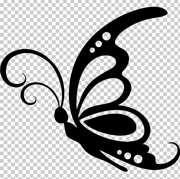 Butterfly Stencil Drawing Silhouette PNG, Clipart, Art, Artwork, Black And White, Black Rose, Butterfly Free PNG Download