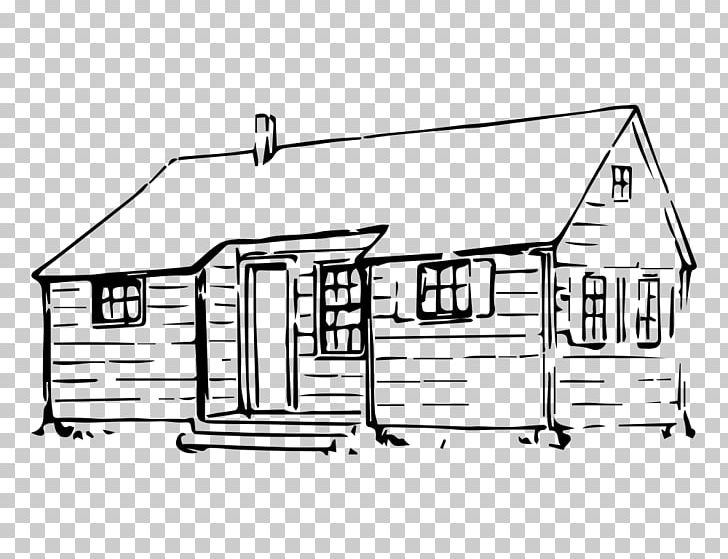 Cottage Log Cabin Line Art PNG, Clipart, Angle, Architecture, Area, Art, Elevation Free PNG Download