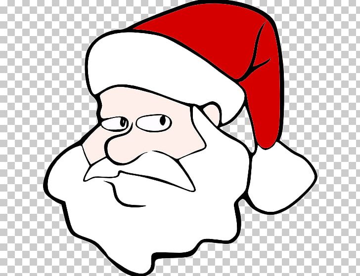 Santa Claus Cartoon PNG, Clipart, Art, Artwork, Black And White, Cartoon, Cheek Free PNG Download