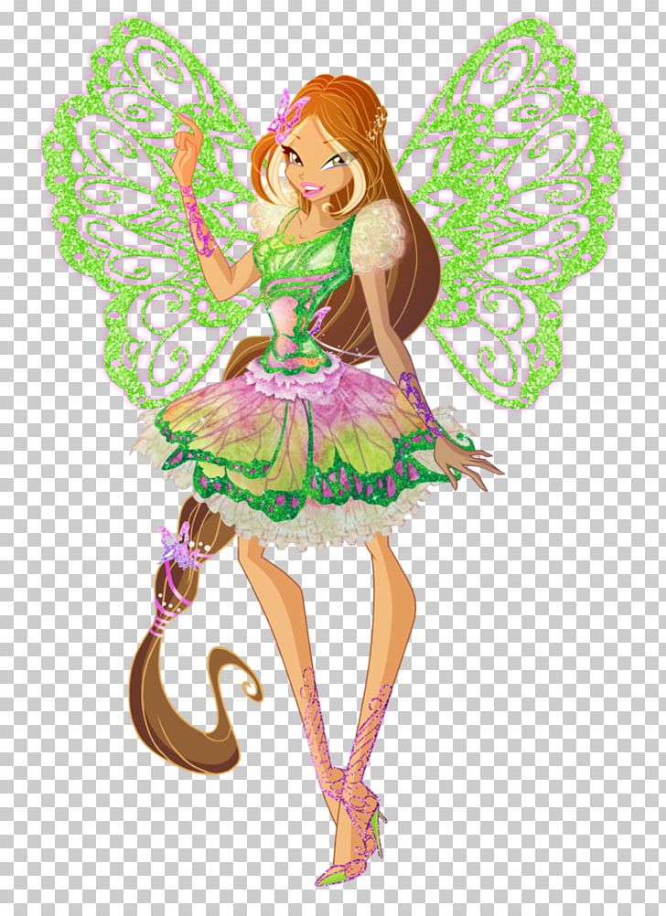 Flora Musa Bloom Tecna Winx Club: Believix In You PNG, Clipart, Barbie, Bloom, Butterflix, Butterfly, Costume Design Free PNG Download