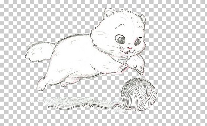 Kitten Cat Puppy Drawing Cartoon PNG, Clipart, Animals, Animated Cartoon, Art, Artwork, Balls Free PNG Download