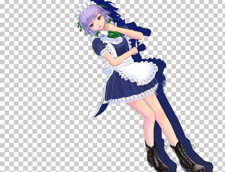 MikuMikuDance The Embodiment Of Scarlet Devil Sakuya Izayoi Rendering Maid PNG, Clipart, 3d Computer Graphics, Animation, Anime, Character, Clothing Free PNG Download