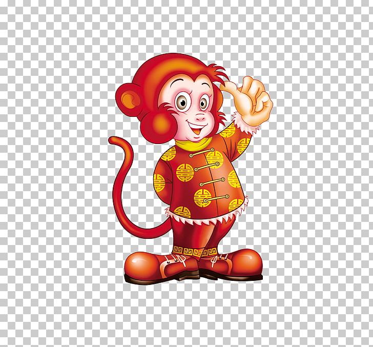 Monkey Chinese New Year PNG, Clipart, Animals, Art, Balloon Cartoon, Boy Cartoon, Cartoon Free PNG Download