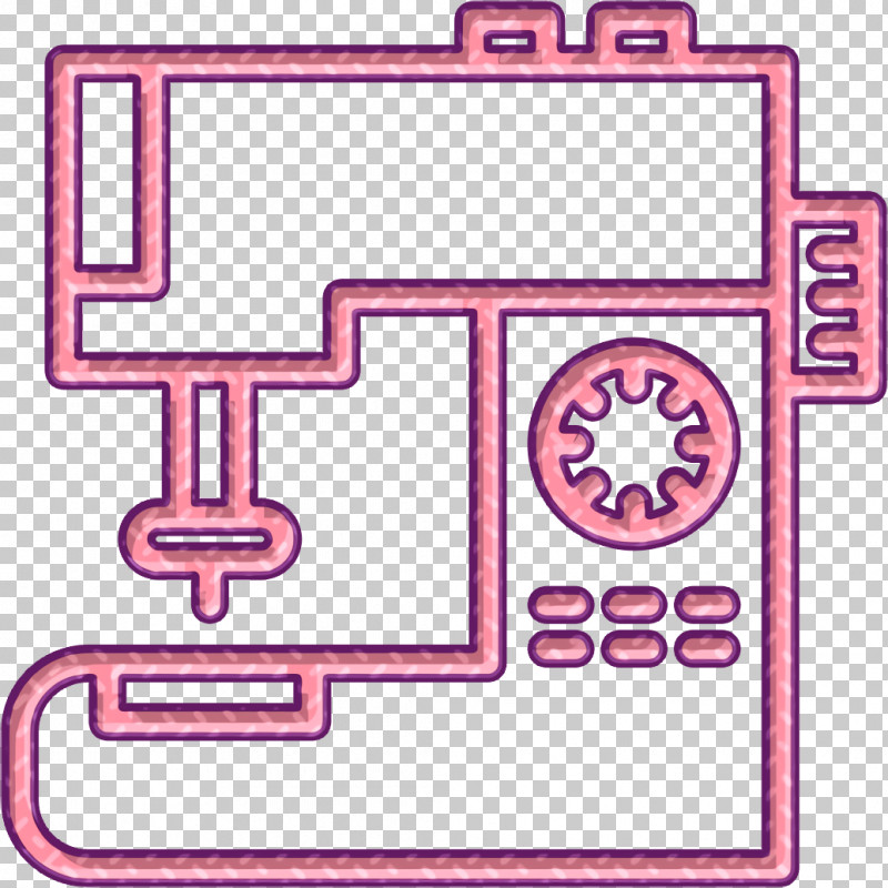 Household Set Icon Sew Icon Sewing Machine Icon PNG, Clipart, Geometry, Household Set Icon, Line, Mathematics, Meter Free PNG Download