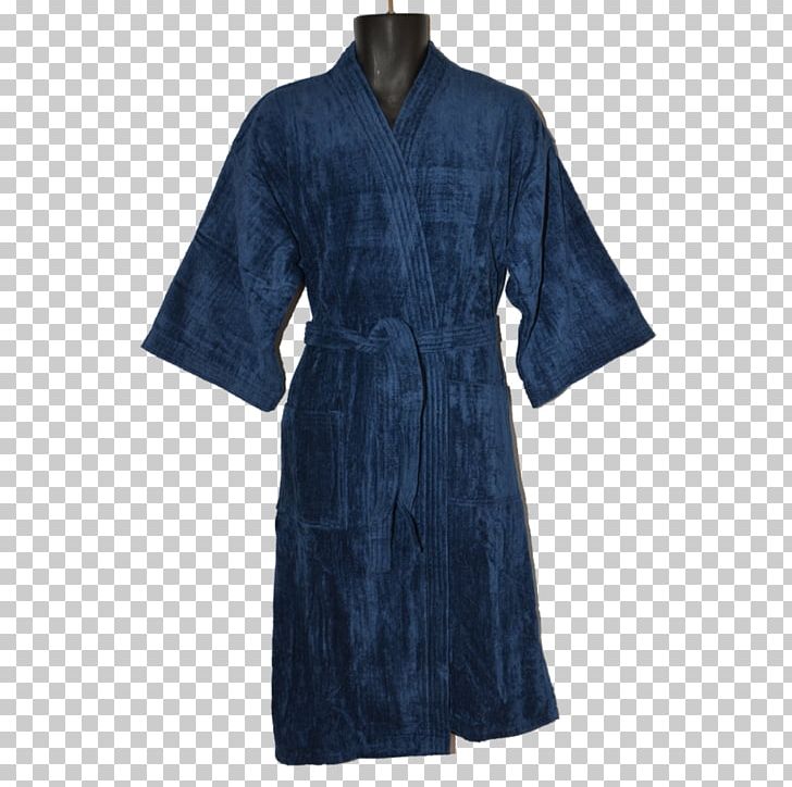Bathrobe Dress Sleeve Flannel Kimono PNG, Clipart, Bathrobe, Blue, Clothing, Collar, Costume Free PNG Download