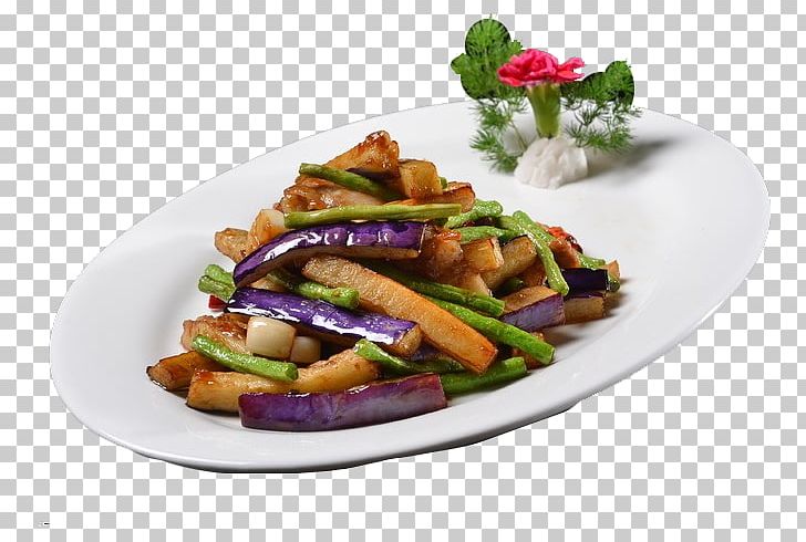 Vegetarian Cuisine Yardlong Bean Recipe Eggplant Braising PNG, Clipart, Beans, Braised, Braised Chicken Rice, Braised Fish, Cooking Free PNG Download