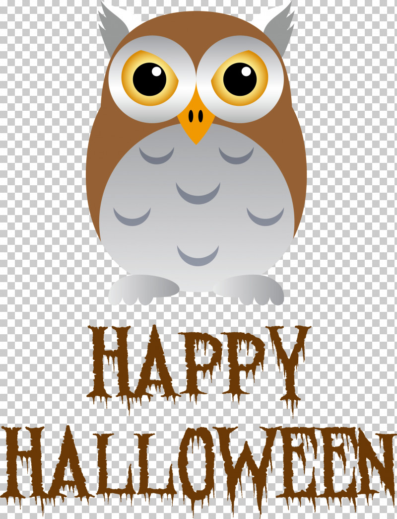 Happy Halloween PNG, Clipart, Beak, Biology, Bird Of Prey, Birds, Cartoon Free PNG Download