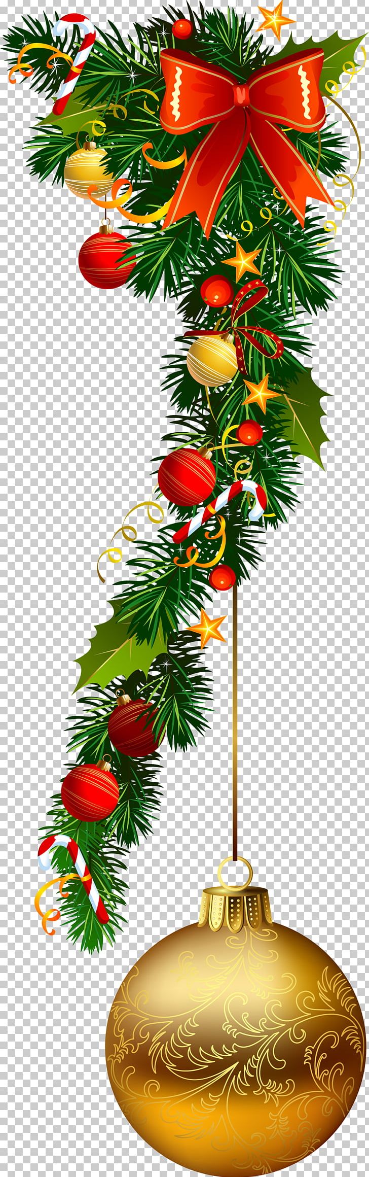 Santa Claus Christmas Ornament Christmas Decoration Garland PNG, Clipart, Branch, Christmas, Christmas Card, Christmas Decoration, Christmas Ornament Free PNG Download