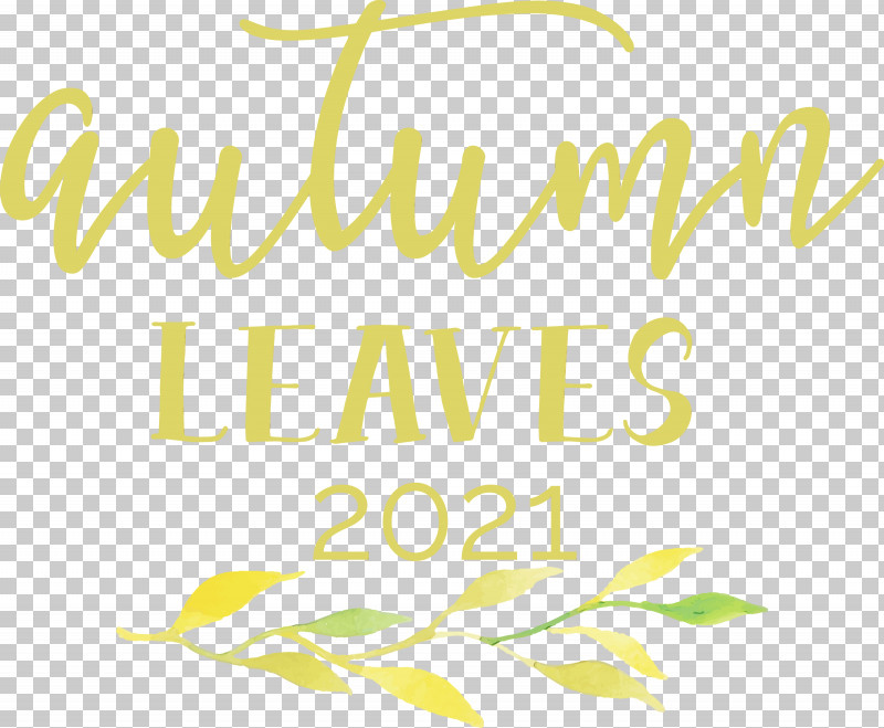 Calligraphy Font Logo Leaf Yellow PNG, Clipart, Autumn, Autumn Leaves, Biology, Calligraphy, Fall Free PNG Download