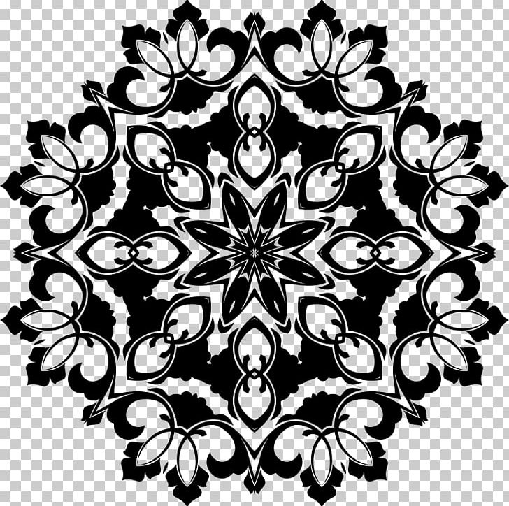 Floral Design PNG, Clipart, Art, Black, Black And White, Circle, Computer Icons Free PNG Download