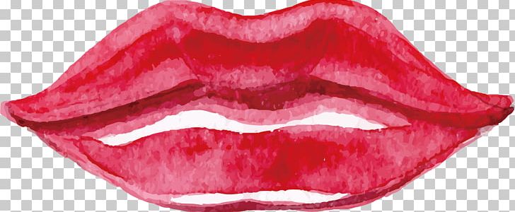 Lip Watercolor Painting Kiss PNG, Clipart, Cartoon, Cartoon Kisses, Cartoon Lips, Color, Happy Birthday Vector Images Free PNG Download