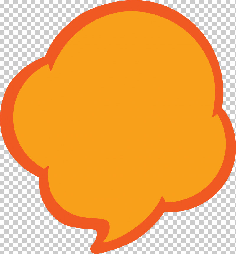 Thought Bubble Speech Balloon PNG, Clipart, Orange, Speech Balloon, Thought Bubble, Yellow Free PNG Download