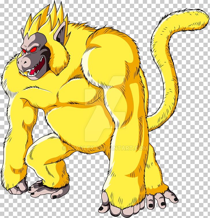 Goku Oozaru Dragon Ball Cell Frieza PNG, Clipart, Akira Toriyama, Animal Figure, Animation, Ape, Big Cats Free PNG Download