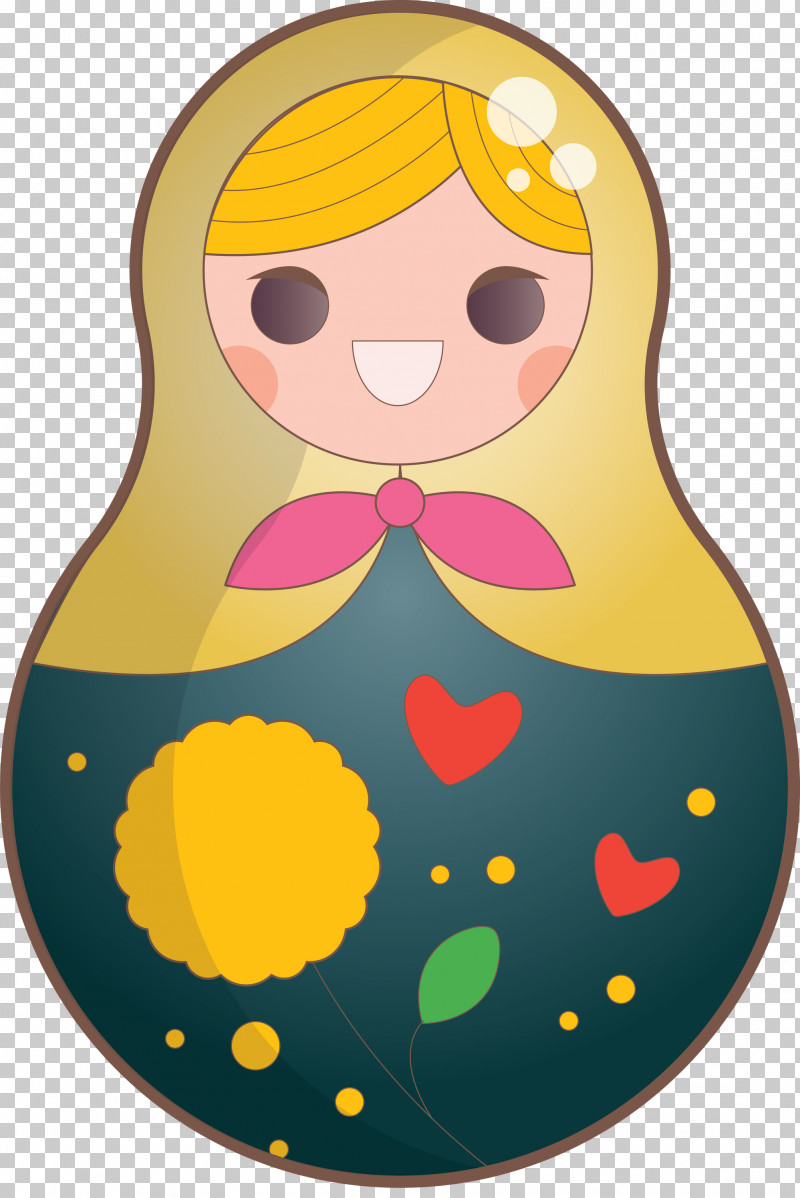 Colorful Russian Doll PNG, Clipart, Character, Character Created By, Colorful Russian Doll, Yellow Free PNG Download