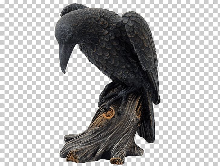 Figurine Sculpture Statue Common Raven Crow PNG, Clipart, Beak, Bird, Bird Of Prey, Collectable, Common Raven Free PNG Download