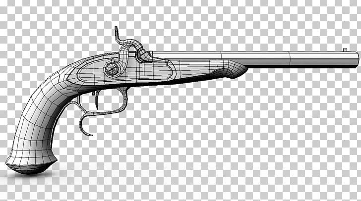 Trigger Firearm Revolver Ranged Weapon Gun Barrel PNG, Clipart, Air Gun, Angle, Black And White, Firearm, Gun Free PNG Download