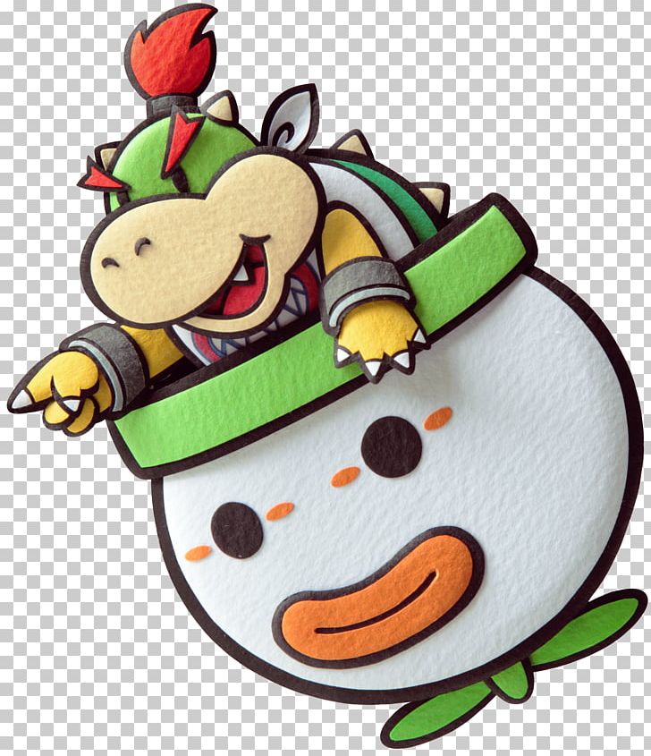 Bowser Paper Mario: Sticker Star Luigi PNG, Clipart, Bowser, Bowser Jr, Christmas Ornament, Fictional Character, Food Free PNG Download