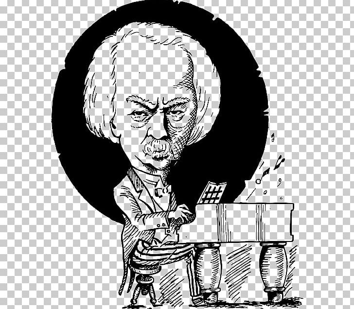 Ignacy Jan Paderewski Cartoon Caricature PNG, Clipart, Art, Black And White, Book Illustration, Caricature, Cartoon Free PNG Download