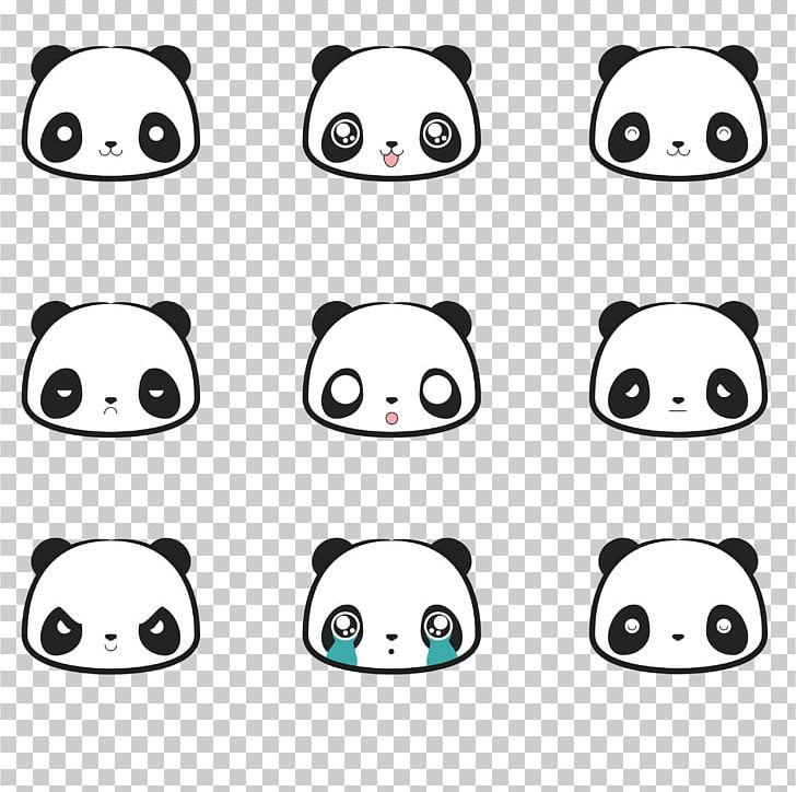 Giant Panda Cuteness PNG, Clipart, Animal, Area, Design, Emoticon, Encapsulated Postscript Free PNG Download