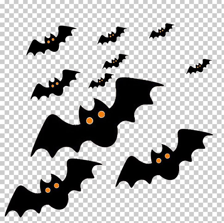 Halloween Jack-o'-lantern PNG, Clipart, Animals, Bat, Bats, Black, Black And White Free PNG Download