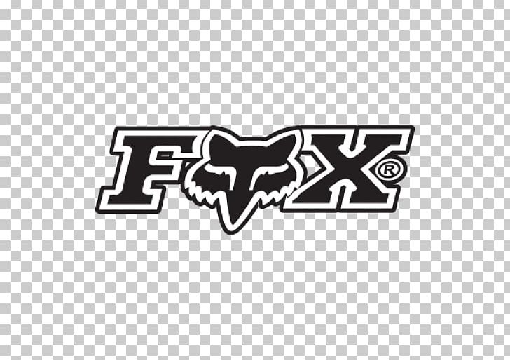 Fox Racing Logo Brand Clothing PNG, Clipart, Angle, Area, Black, Black And White, Brand Free PNG Download