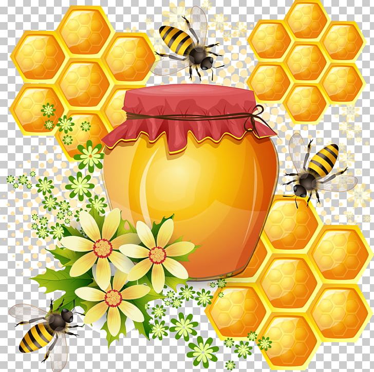 Western Honey Bee Honeycomb PNG, Clipart, Beehive, Bee Hive, Bee Pollen, Bees Honey, Bees Vector Free PNG Download
