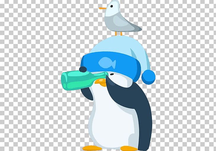 Penguin Sticker Telegram VKontakte Marine PNG, Clipart, Animals, Beak, Bird, Ducks Geese And Swans, Facebook Messenger Free PNG Download