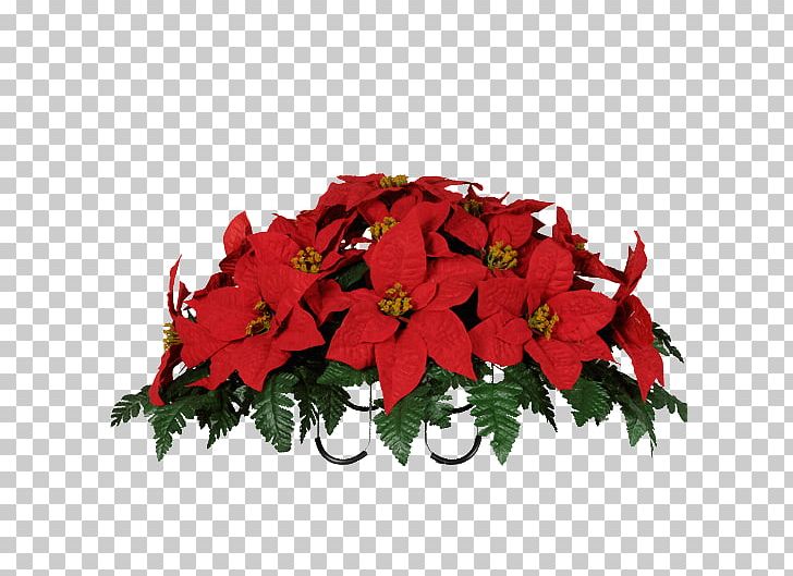 Poinsettia Artificial Flower Flower Bouquet Christmas PNG, Clipart, Artificial Flower, Cemetery, Christmas, Christmas Decoration, Christmas Ornament Free PNG Download