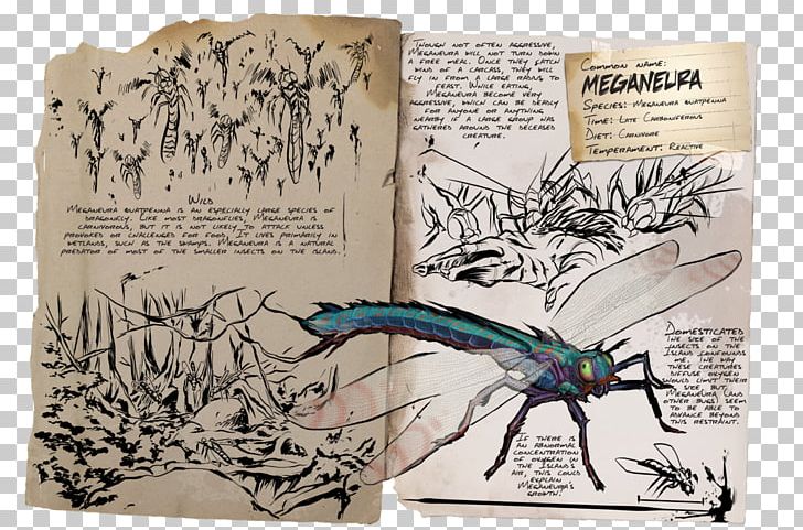 ARK: Survival Evolved Meganeura Dragonfly Compsognathus Insect PNG, Clipart, Ark Survival Evolved, Book, Common Name, Compsognathus, Dinosaur Free PNG Download