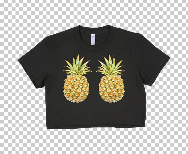 T-shirt Pineapple Crop Top Woman PNG, Clipart, Bartender, Bromeliaceae, Clothing, Crop Top, Female Free PNG Download