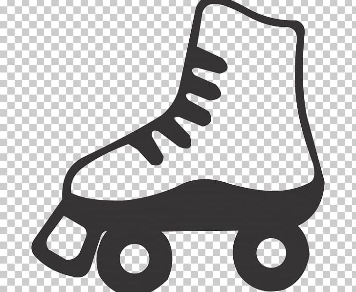 Roller Skates Shoe PNG, Clipart, Black, Black And White, Clip Art, Drawing, Footwear Free PNG Download