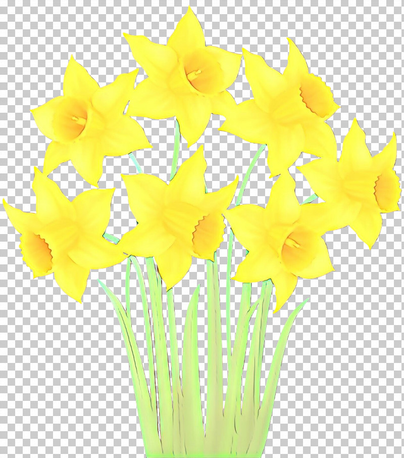 Yellow Flower Cut Flowers Narcissus Plant PNG, Clipart, Bouquet, Cut Flowers, Flower, Flowerpot, Narcissus Free PNG Download