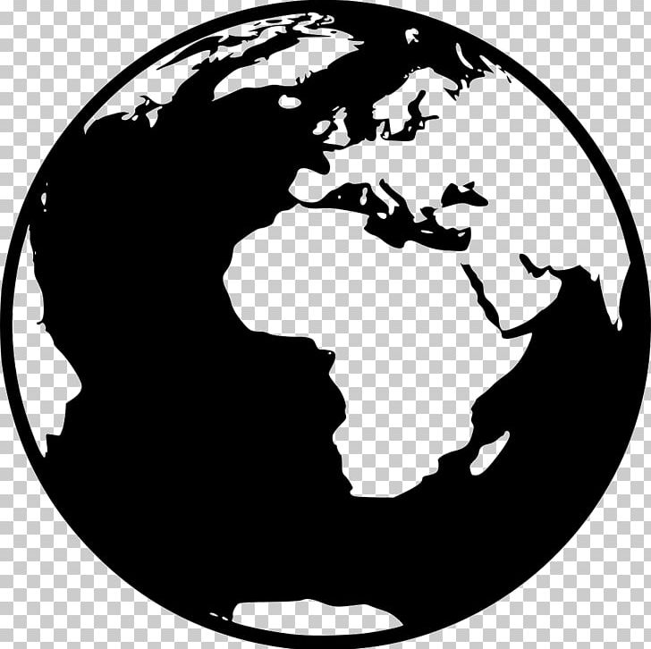 Globe Computer Icons PNG, Clipart, Black, Black And White, Circle, Computer Icons, Computer Wallpaper Free PNG Download