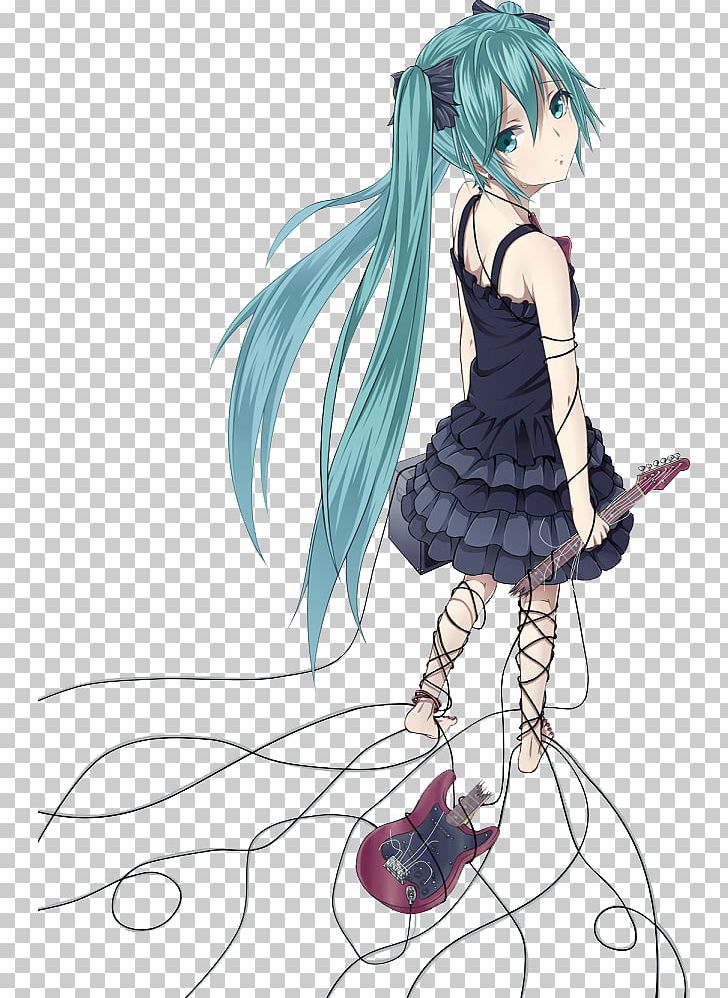 Hatsune Miku: Project DIVA F 2nd Vocaloid PNG, Clipart, Anime, Black Hair, Cg Artwork, Deviantart, Fashion Illustration Free PNG Download