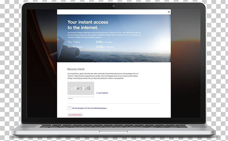 Lufthansa FlyNet Deutsche Telekom Internet Netbook PNG, Clipart, Brand, Computer, Computer Monitor, Deutsche Telekom, Display Device Free PNG Download