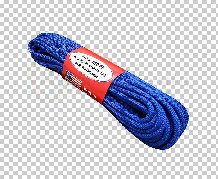 Rope Polypropylene Parachute Cord Arborist PNG, Clipart, Arborist, Blue, Blue Rope, Color, Electric Blue Free PNG Download