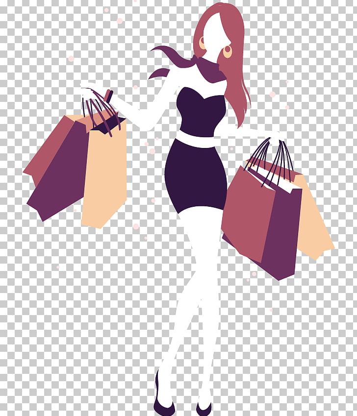 Shopping Girl Illustration PNG, Clipart, Animals, Baby Girl, Bag, Brand, Encapsulated Postscript Free PNG Download