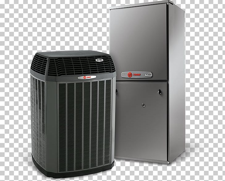 Furnace Trane Air Conditioning Seasonal Energy Efficiency Ratio HVAC PNG, Clipart, Air Conditioning, Air Handler, Central Heating, Condenser, Furnace Free PNG Download
