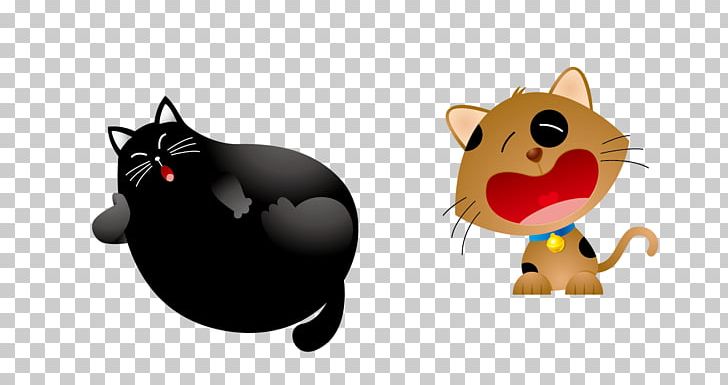 Black Cat Kitten PNG, Clipart, Animals, Black, Black Cat, Carnivoran, Cartoon Free PNG Download