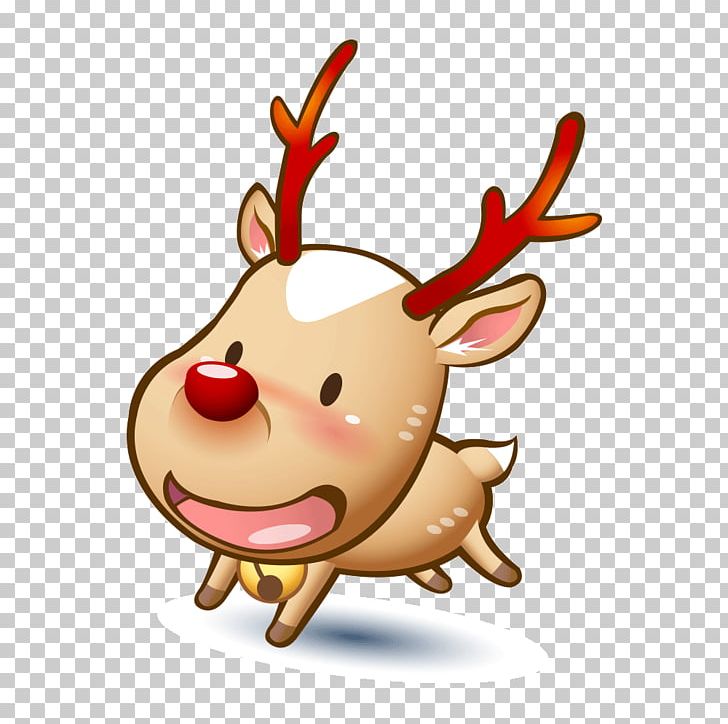 Santa Claus Reindeer Snowman Christmas PNG, Clipart, Antler, Cartoon, Christmas, Christmas Decoration, Christmas Ornament Free PNG Download