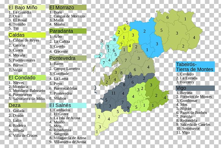 Vigo Pontevedra O Condado A Guarda O Deza PNG, Clipart, Area, Atlas, Diagram, Ecoregion, Elevation Free PNG Download