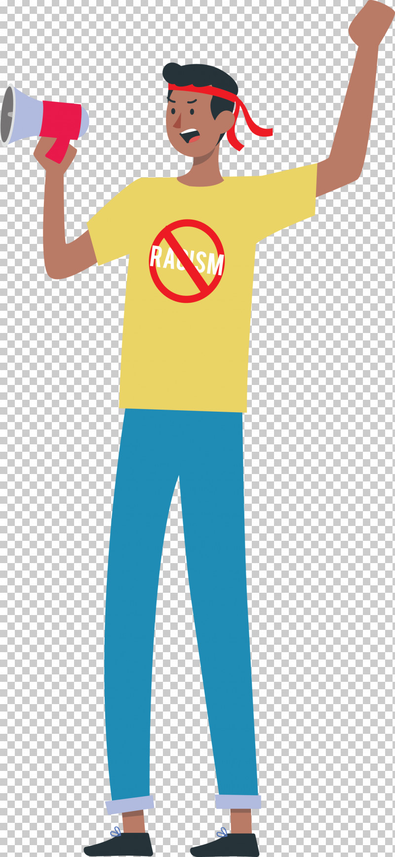 STOP RACISM PNG, Clipart, Behavior, Costume, Electric Blue M, Headgear, Human Free PNG Download